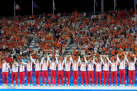 Women's field hockey silver medal winners of China